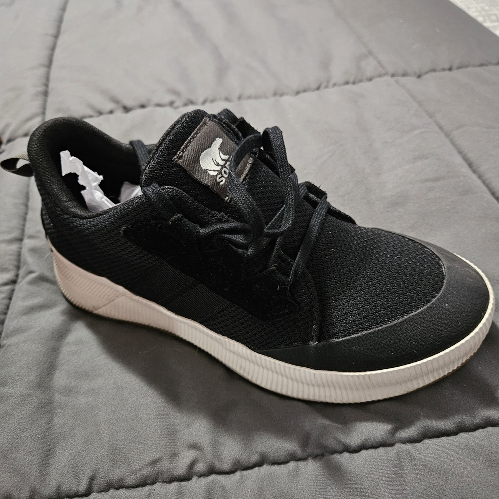 Sorel Black and White Athletic Shoes